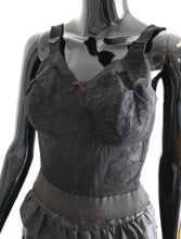 Load image into Gallery viewer, Vintage Black Bustier Bra
