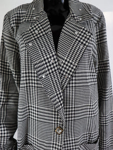 Vintage Gingham Blazer