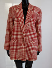 Load image into Gallery viewer, Bedazzled Herringbone Blazer
