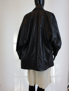 Loose Fitting Leather Jacket