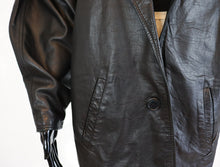 Load image into Gallery viewer, Loose Fitting Leather Jacket
