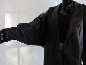 Loose Fitting Leather Jacket