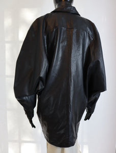 Loose Fitting Leather Jacket