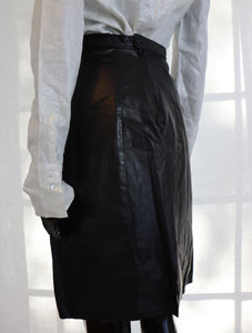 Leather Pencil Skirt